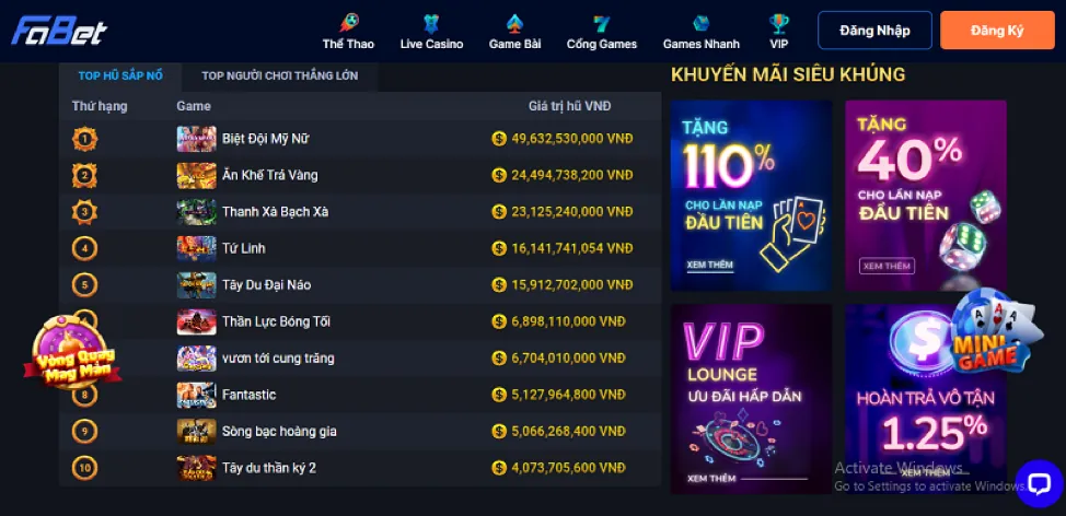 Ưu đãi độc quyền cho thành viên VIP 11bet win